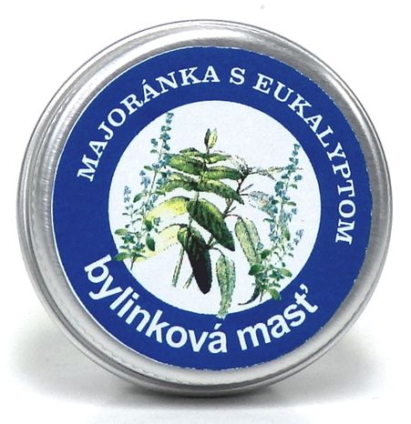 Majoránka s eukalyptom, masť 15 ml